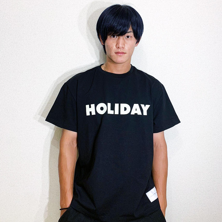 CAMPUS R ing. HOLIDAY Tシャツ BLACK