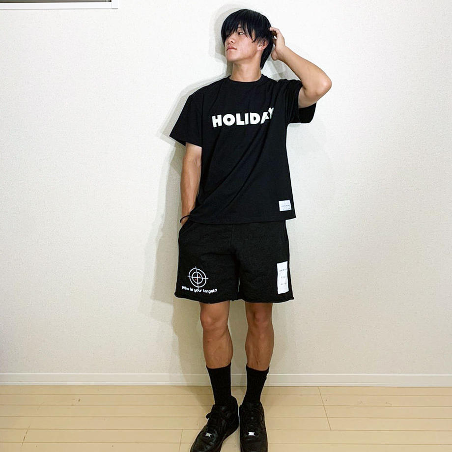 CAMPUS R ing. HOLIDAY Tシャツ BLACK