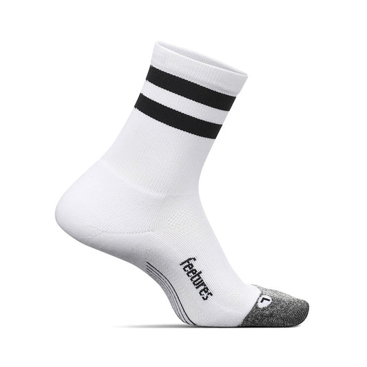 ELITE LIGHT CUSHION MINI CREW - White High Top Stripe
