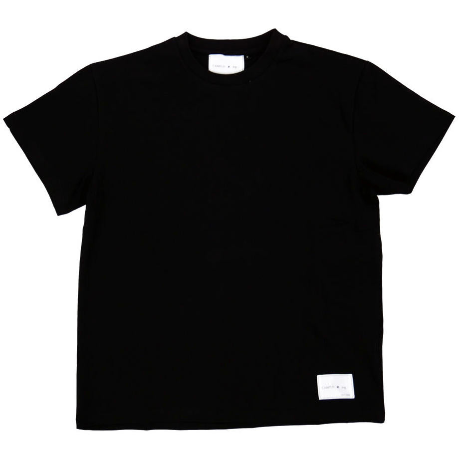 CAMPUS R ing. 無地Tシャツ BLACK