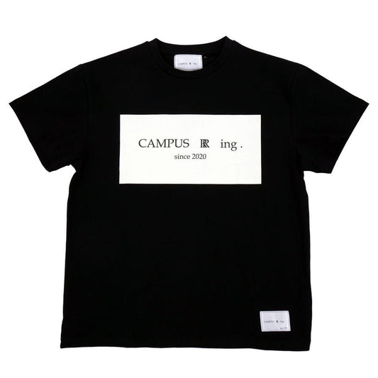 CAMPUS R ing. Box Logo Tシャツ BLACK