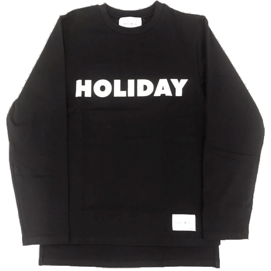 CAMPUS R ing. HOLIDAY ロンTシャツ BLACK