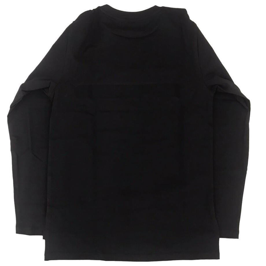 CAMPUS R ing. 無地 ロングTシャツ BLACK