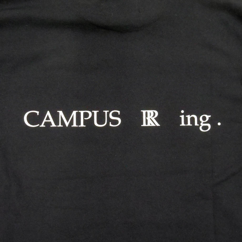 CAMPUS R ing. Photo Tシャツ BLACK