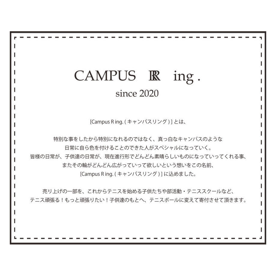 CAMPUS R ing. Photo ロンTシャツ BLACK