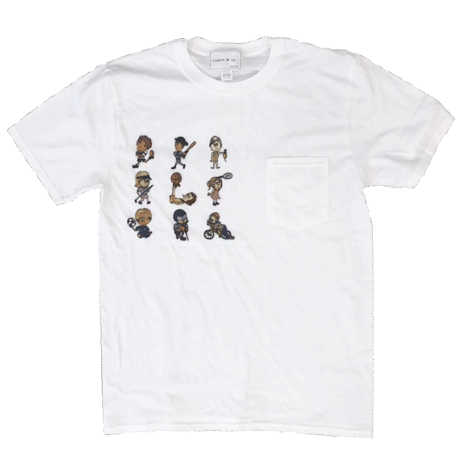 CAMPUS R ing.ポケットTシャツ WHITE
