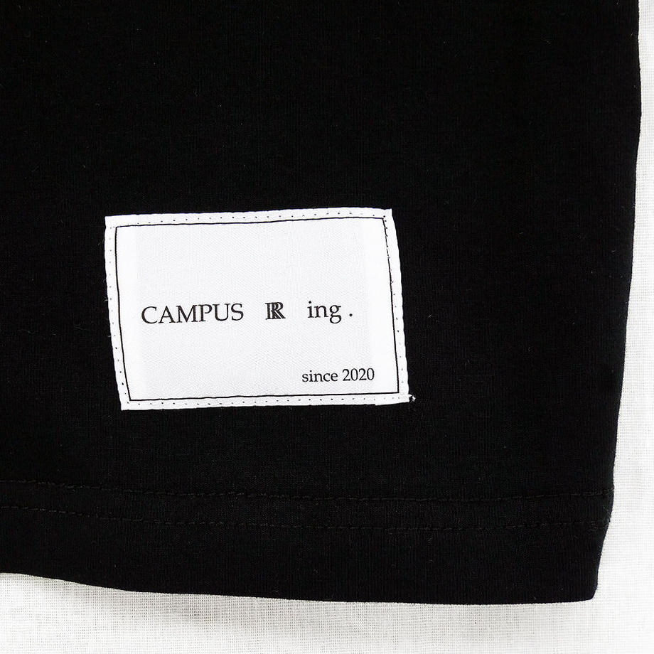 CAMPUS R ing. HOLIDAY Tシャツ BLACK