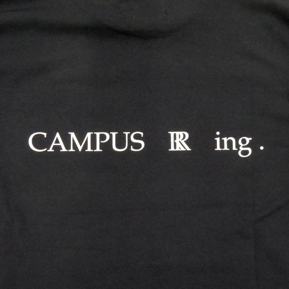 CAMPUS R ing. Box Logo Tシャツ BLACK